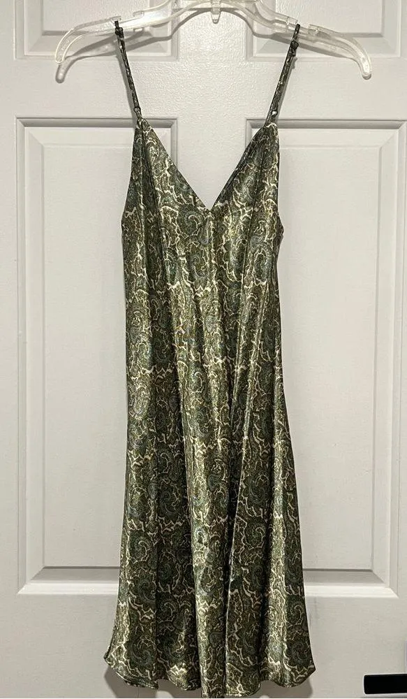 NEOT- Zara Green Paisley Slip Dress Size XS - Image 3