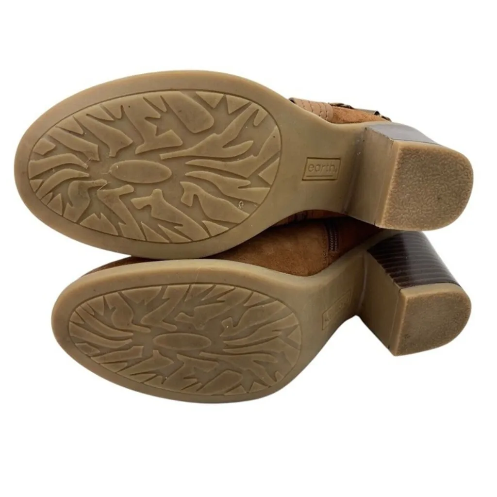 *Earth Lina Arlington Boots Womens 8.5 Brown Leather Western Cowgirlcore Festiva - Image 10