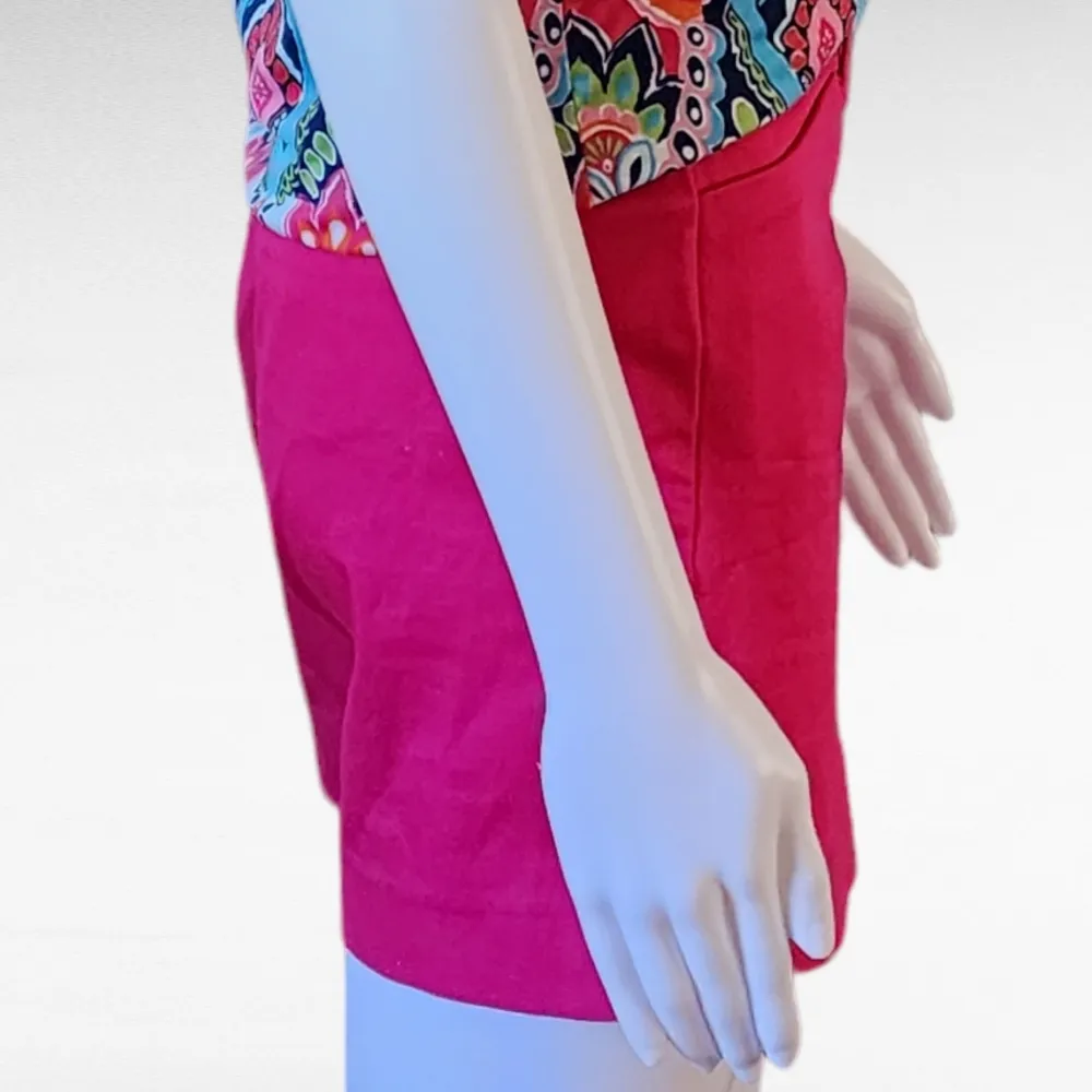 The Limited Fuchsia Flat Front 5" Shorts Size 8 - Image 3