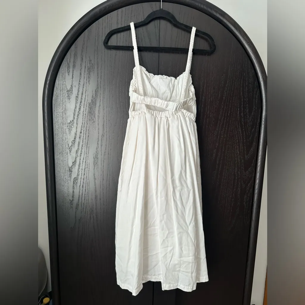 Eggie Cecilia Midi Dress White - Image 6