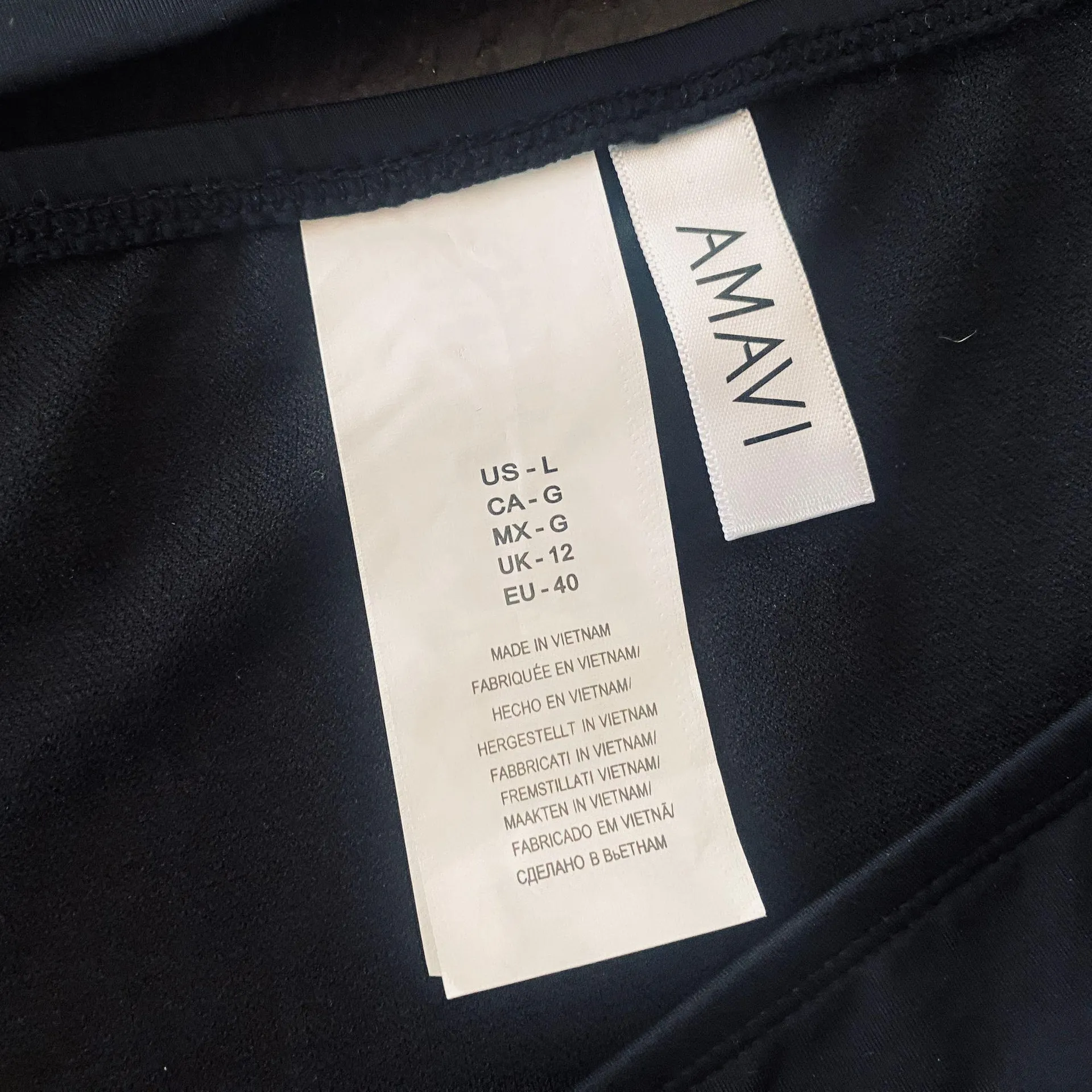 AMAVI Women's Over The Shoulder Underwire Tankini Top - Image 7