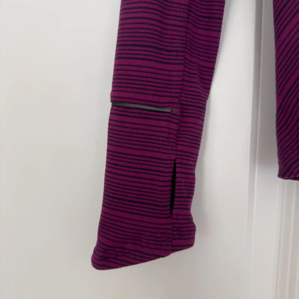 Lululemon Kanto Catch Me Long Sleeve in Kanto Stripe Regal Plum Naval Blue Run 6 - Image 6