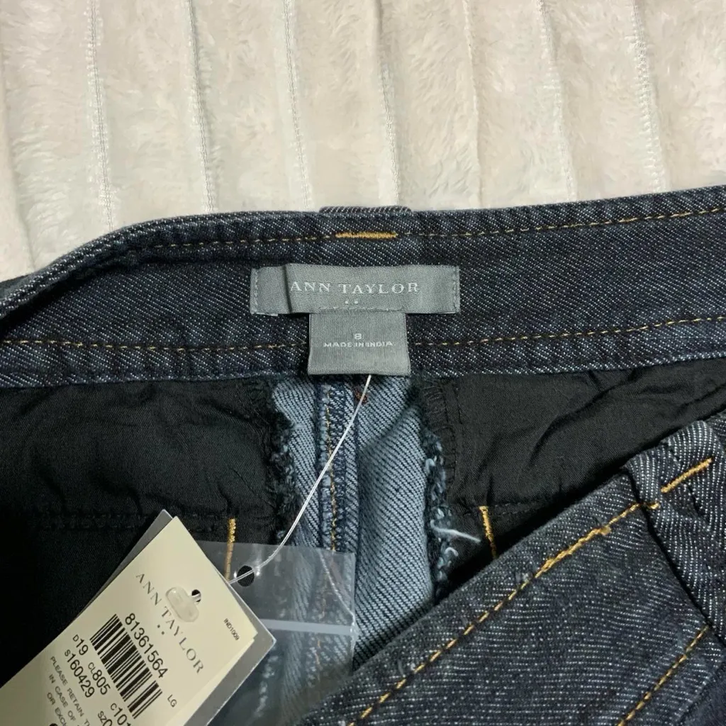 NWT Ann Taylor Denim Midi Skirt Size 8 - Image 5