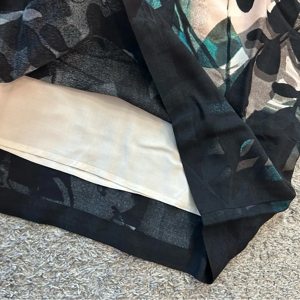 Anthropologie Maeve Floral Shaded Garden Dress XS - Image 5