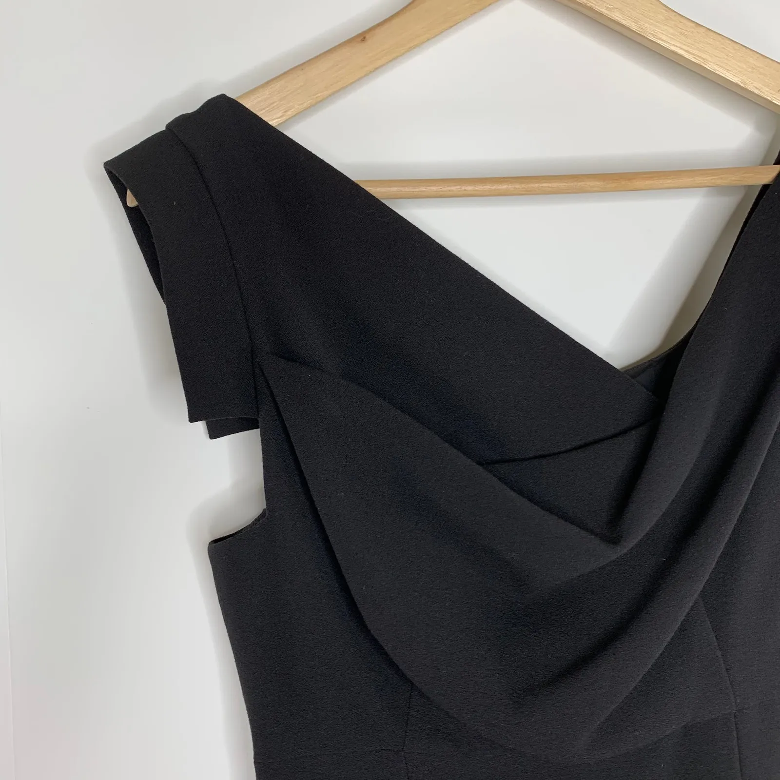 Black Halo Iconic Black Classic Jackie O Dress Womens 46 - Image 3