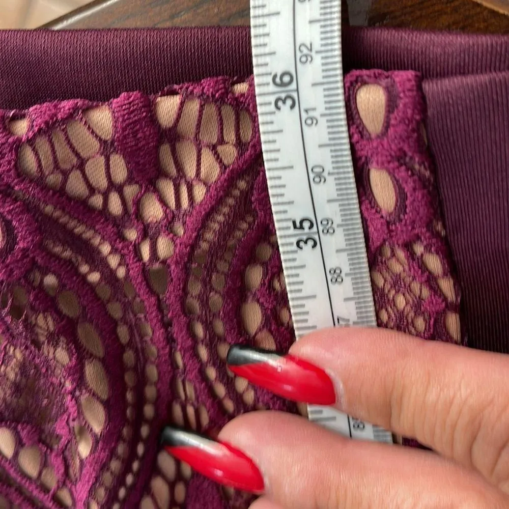 Connected Apparel plum Midi Dress, size 8P - Image 9