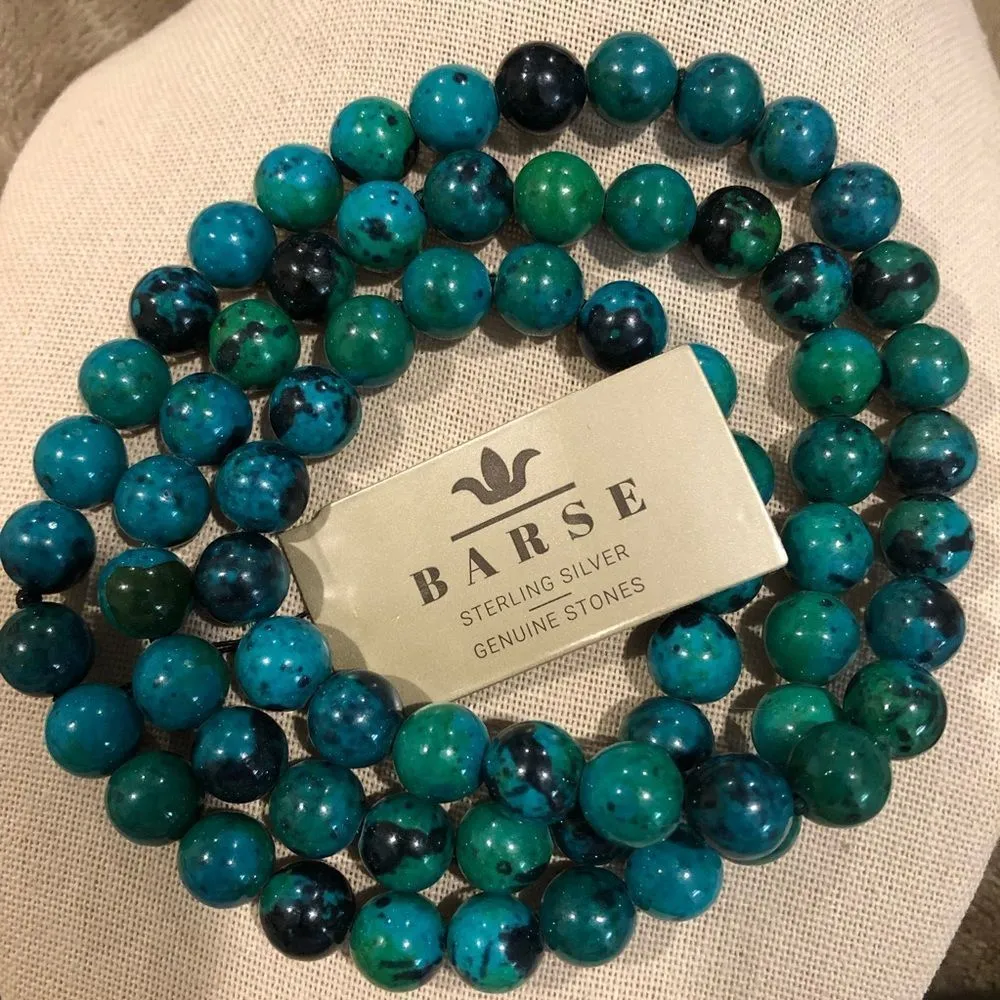 BARSE  Azurite Single Strand Necklace 25” - Image 3