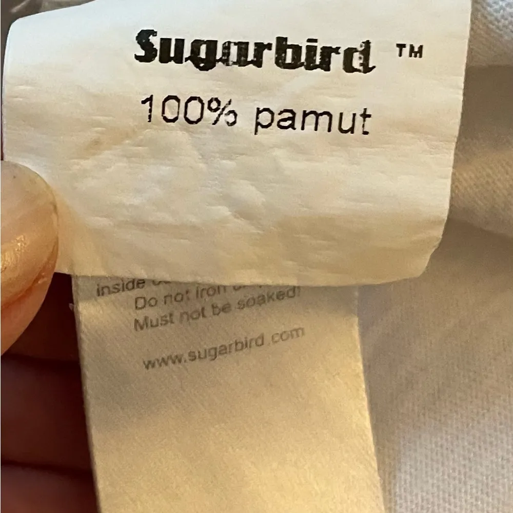 Sugarbird Limited Collection Gaga Oh La La RARE white cotton t - Image 12