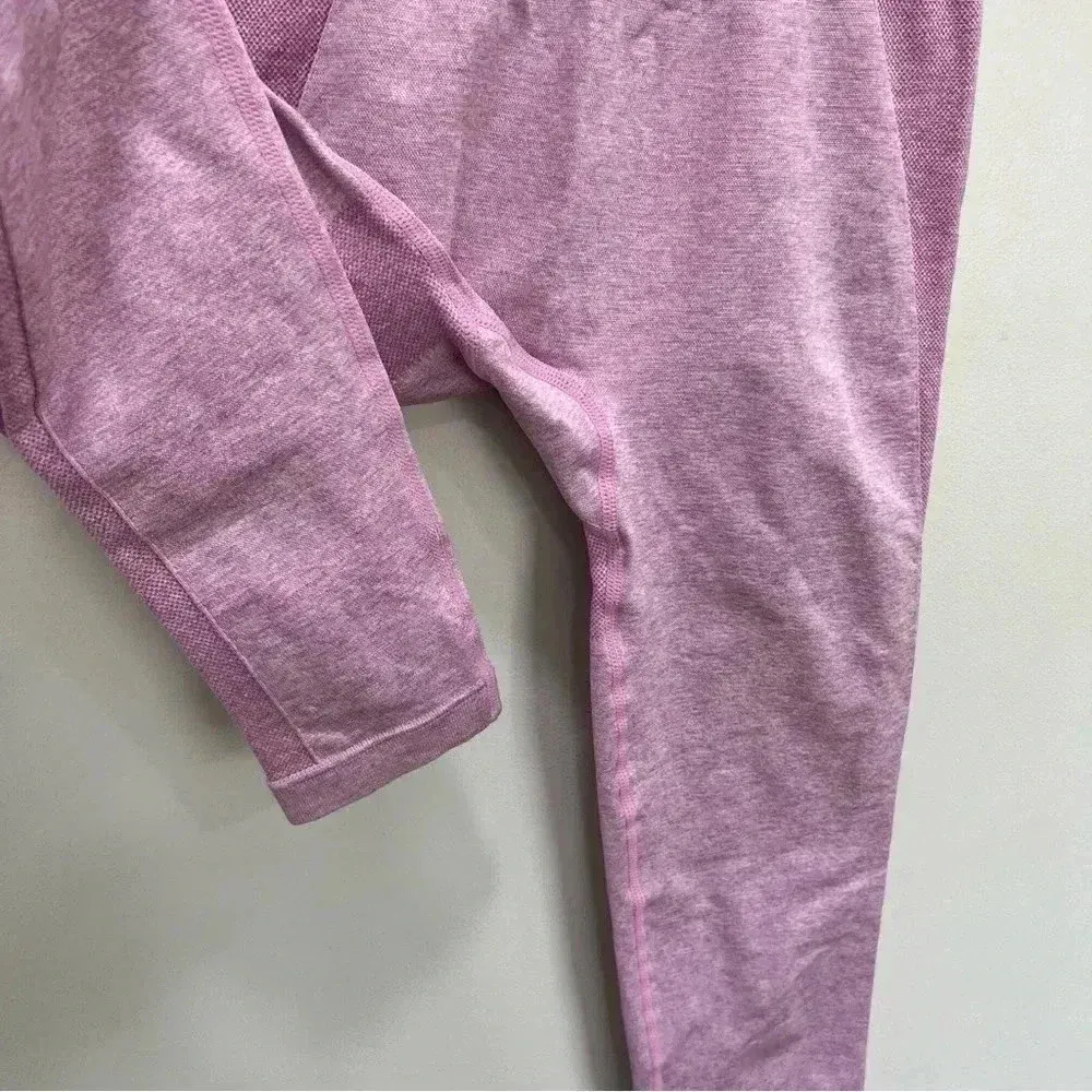 Gymshark Womens Pink Flex High Waisted Compression Leggings Size s - Image 3