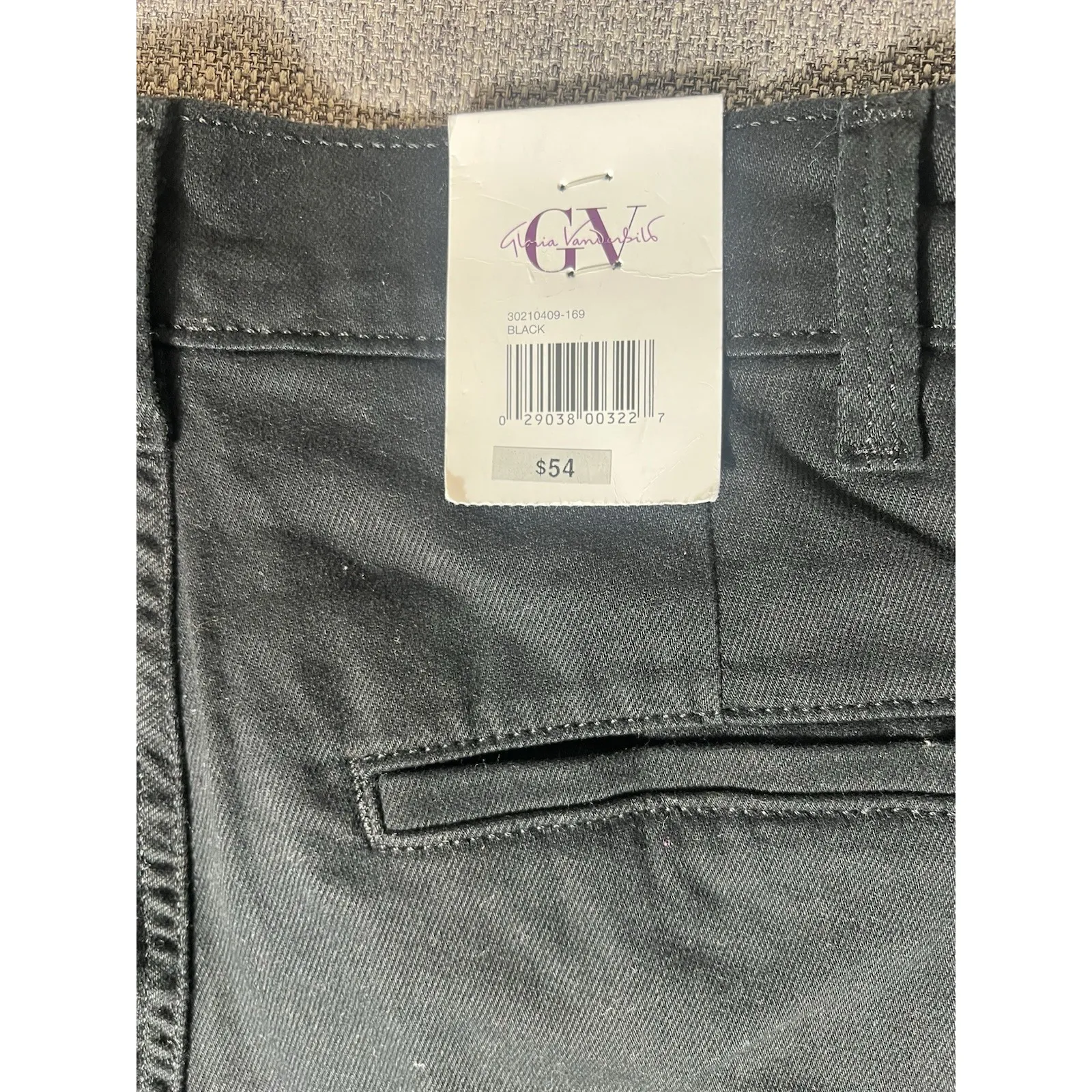 Gloria Vanderbilt Be Glorious ‎ Size 8 AVERAGE JEANS -BLACK - Image 8
