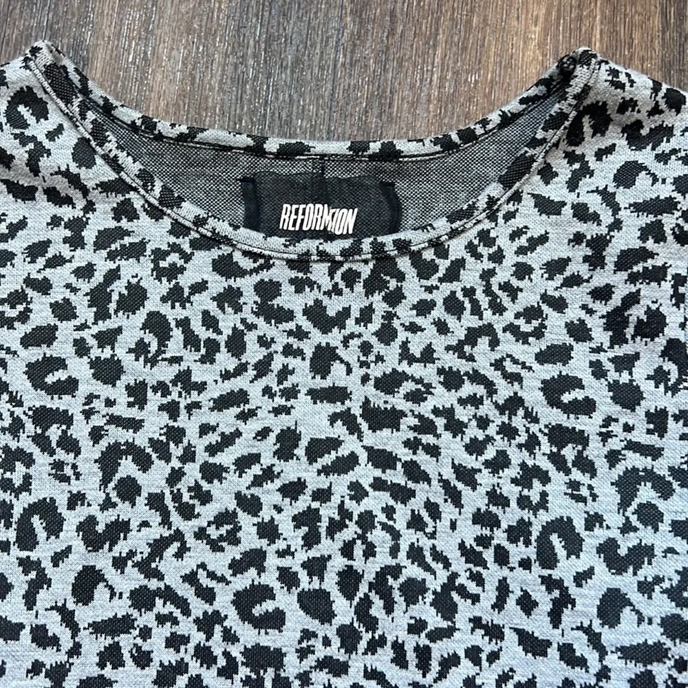 Reformation Leopard Dress - Image 3