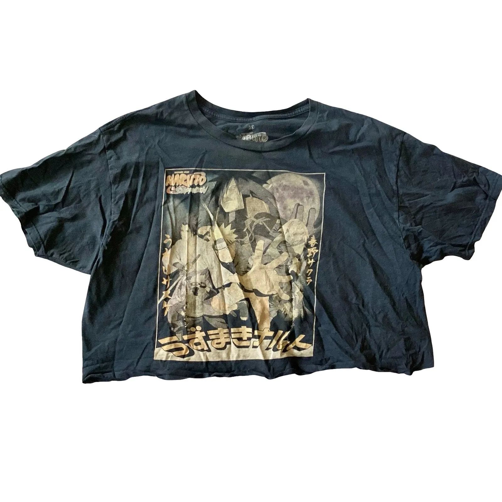 Naruto Shippuden Graphic Cropped Tee - Image 2