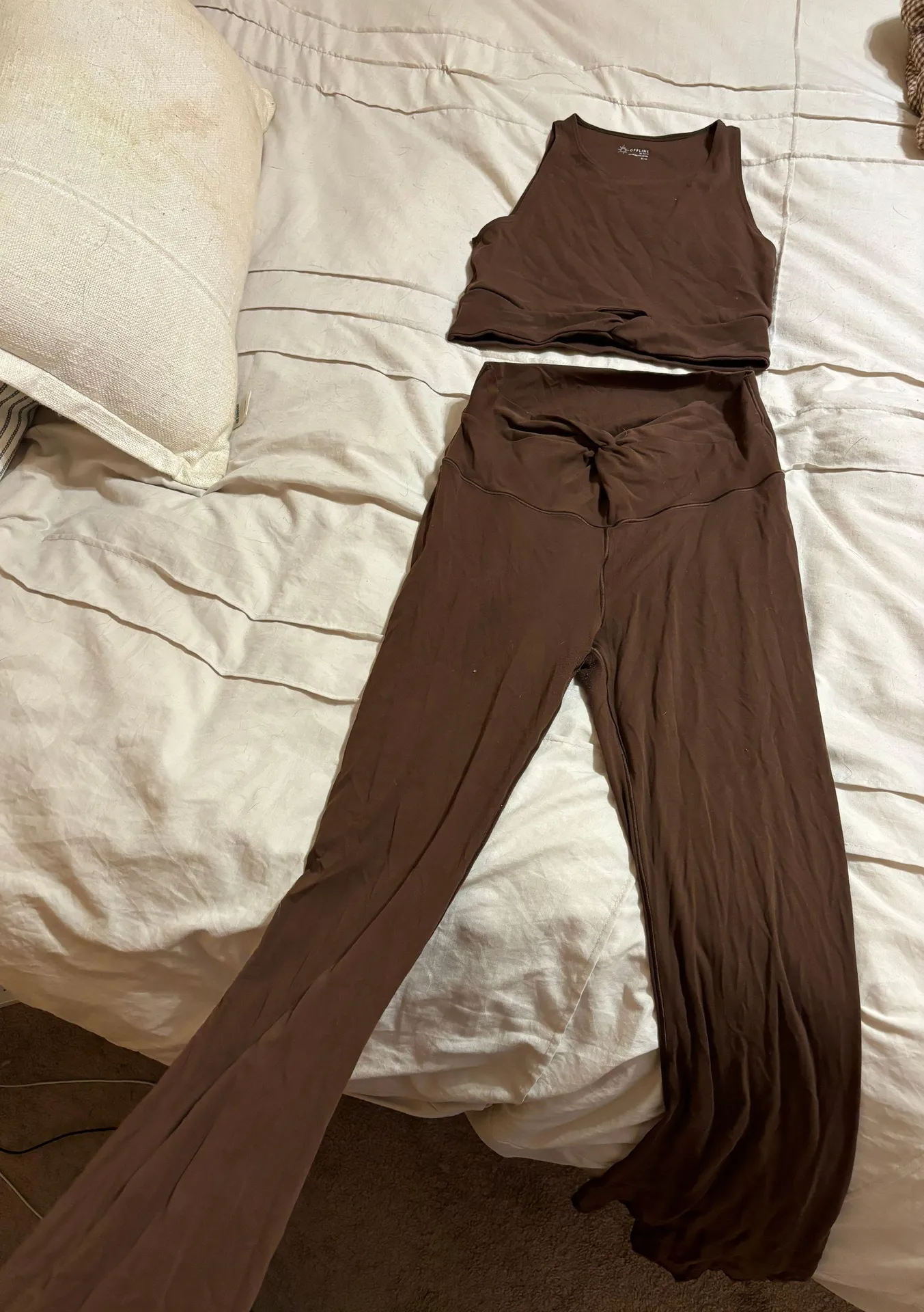 Aerie Brown  Workout Set - Image 2