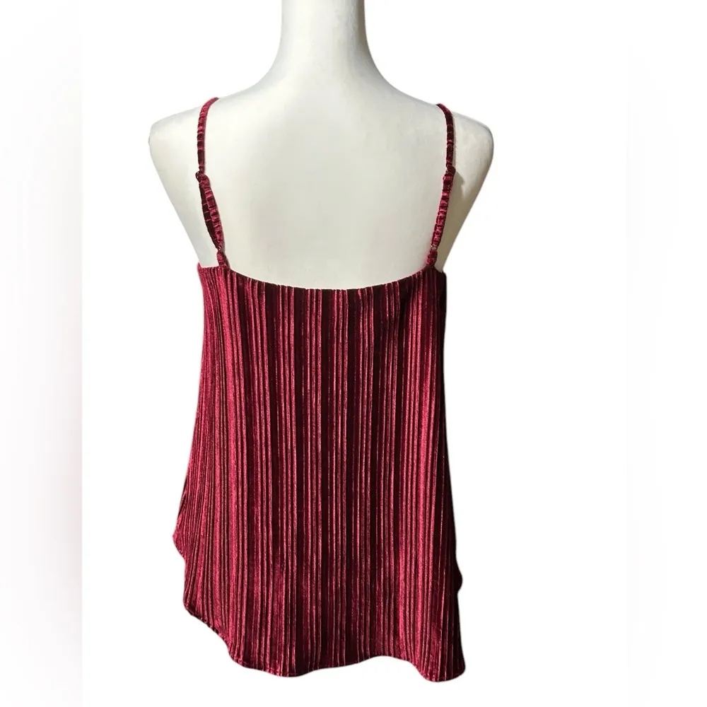 Dalia Women's Camisole in Burgundy Purple - Image 4
