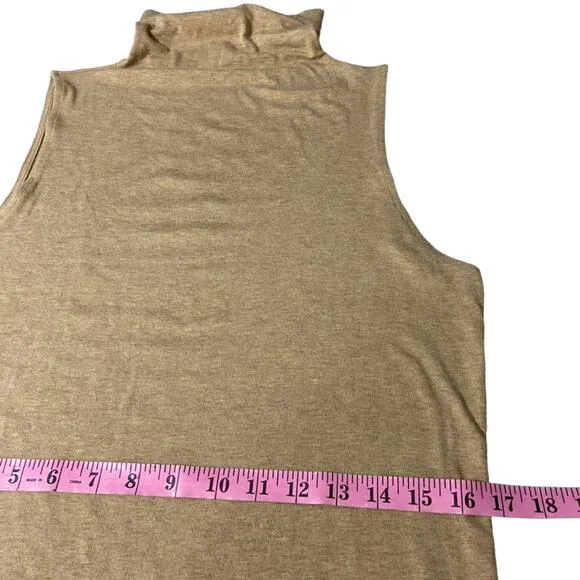 VINCE NWT sleeveless turtleneck tank knit sweater tunic top M‎ - Image 7
