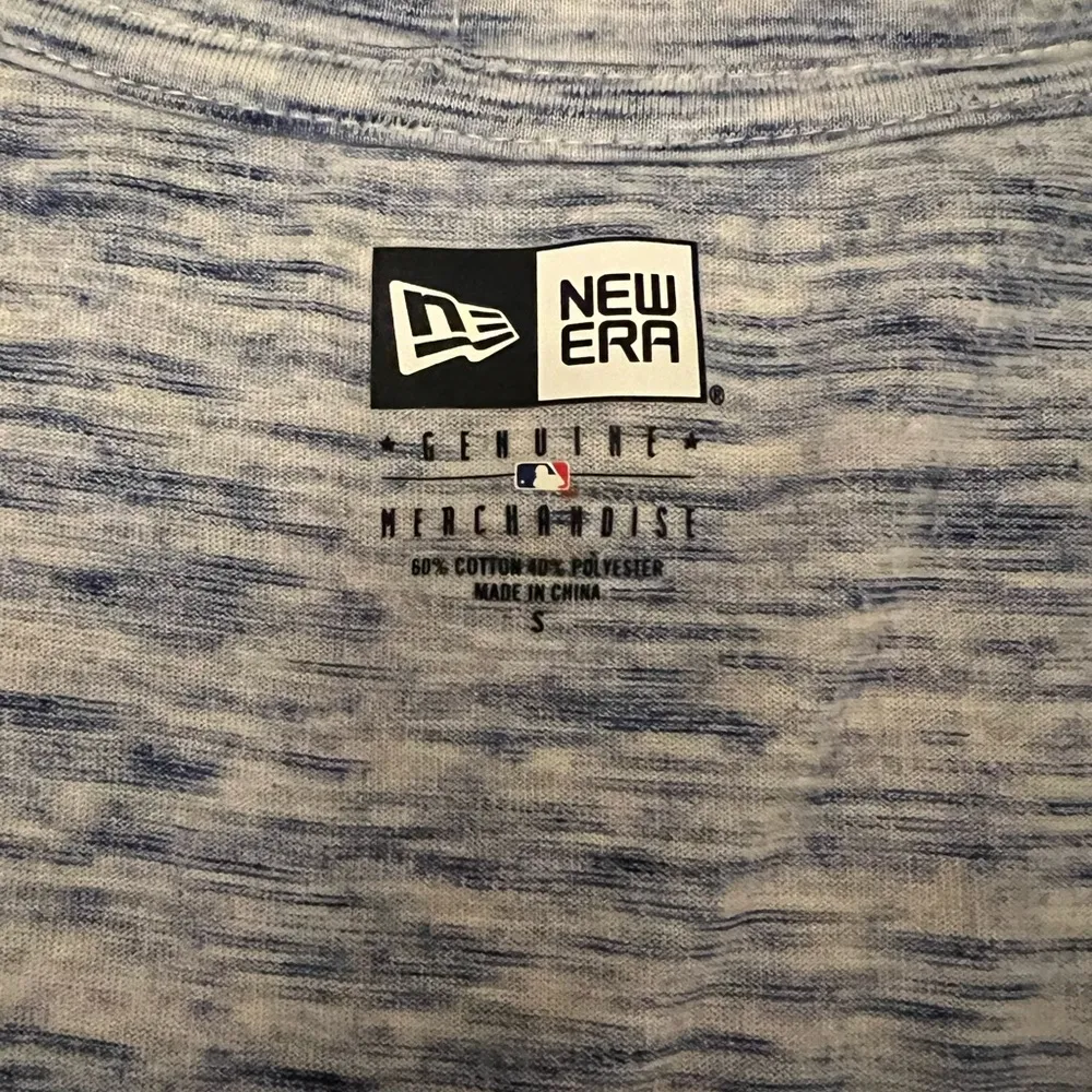 Texas Rangers baseball womens red white blue New Era shirt - Image 3