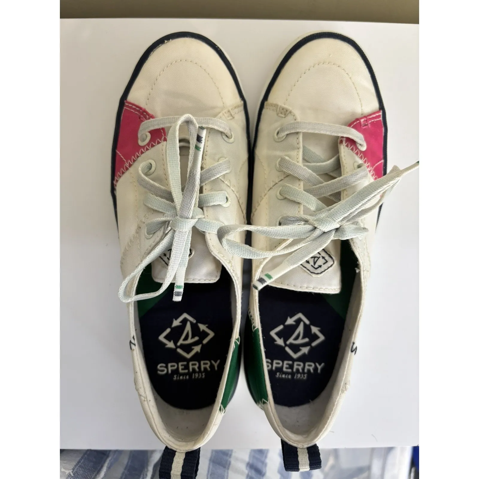 Sperry Crest Vibe Bionic Sneaker Women’s Size 6 Color Block Preppy Nautical - Image 7