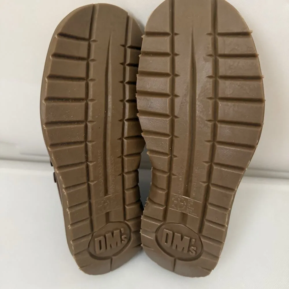 Vintage Y2K Rare Dr. Martens Slide Mules England Brown Cognac Leather US 4/EU 34 - Image 8