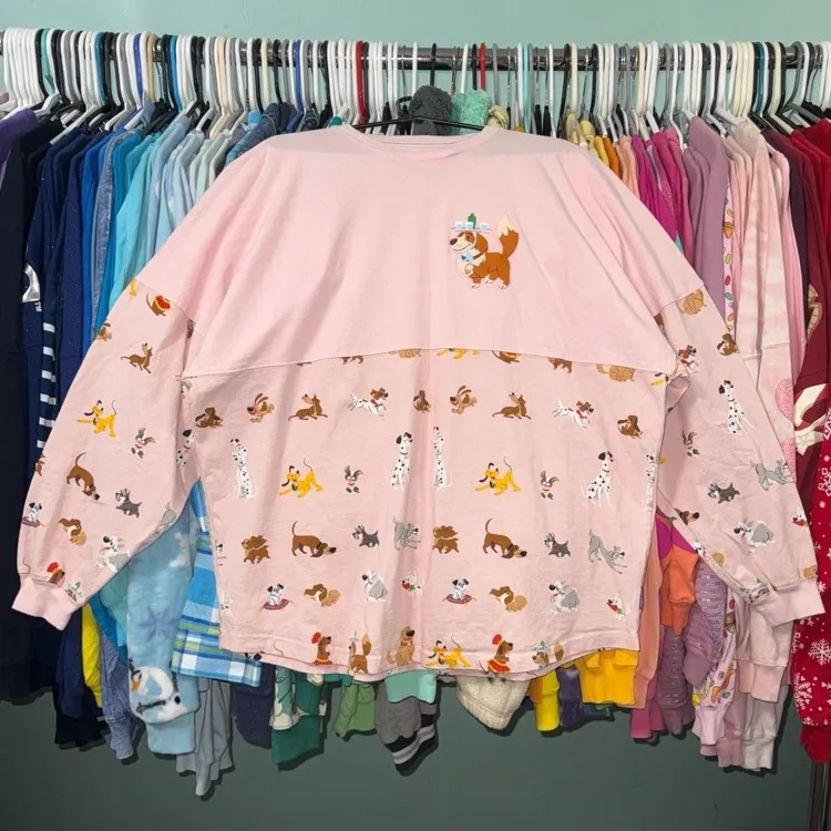 RARE Disney parks dogs pink spirit jersey XL - Image 7