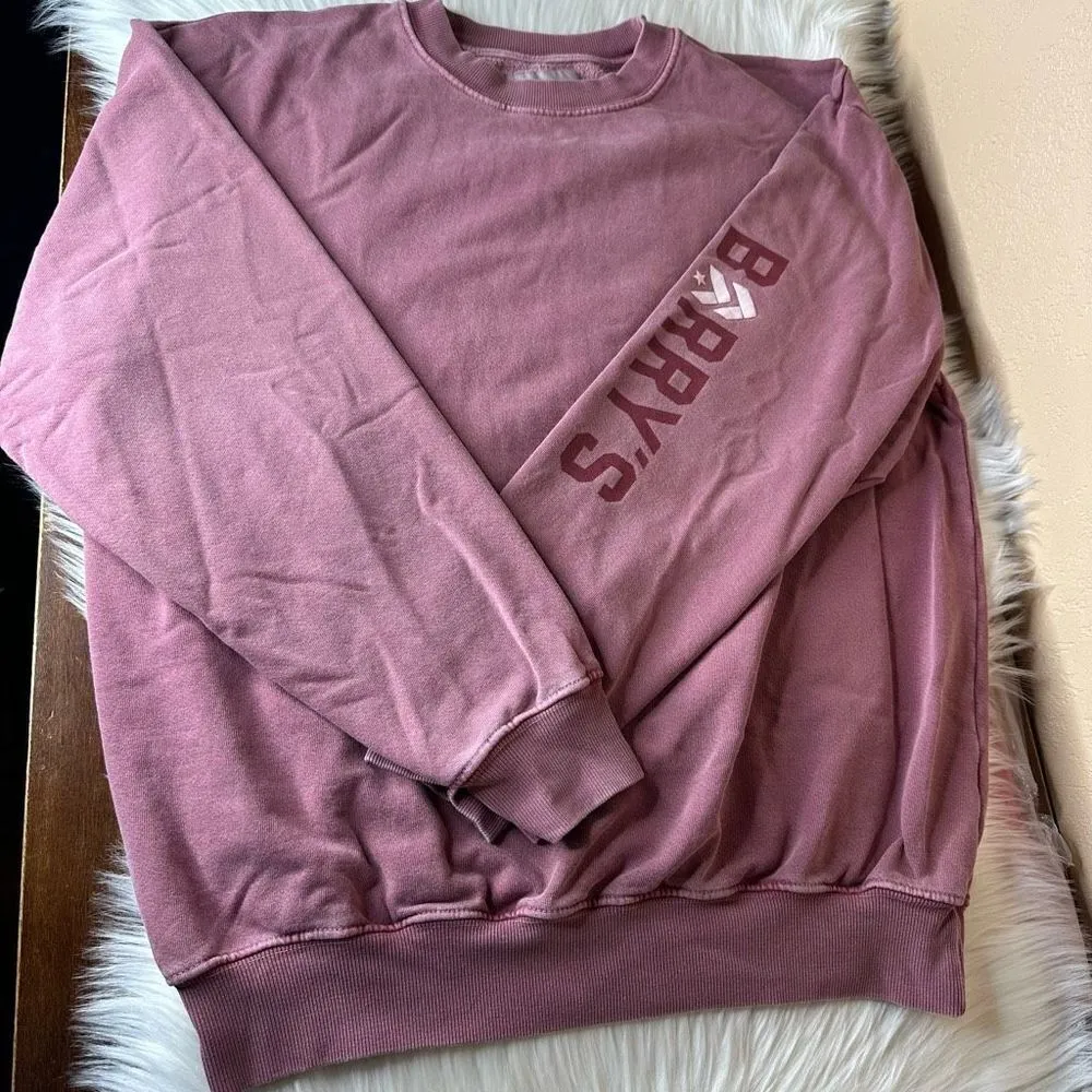 BARRY'S BERRY RED CREWNECK SWEATSHIRT – BARRY'S SHOP Size Large - Image 12