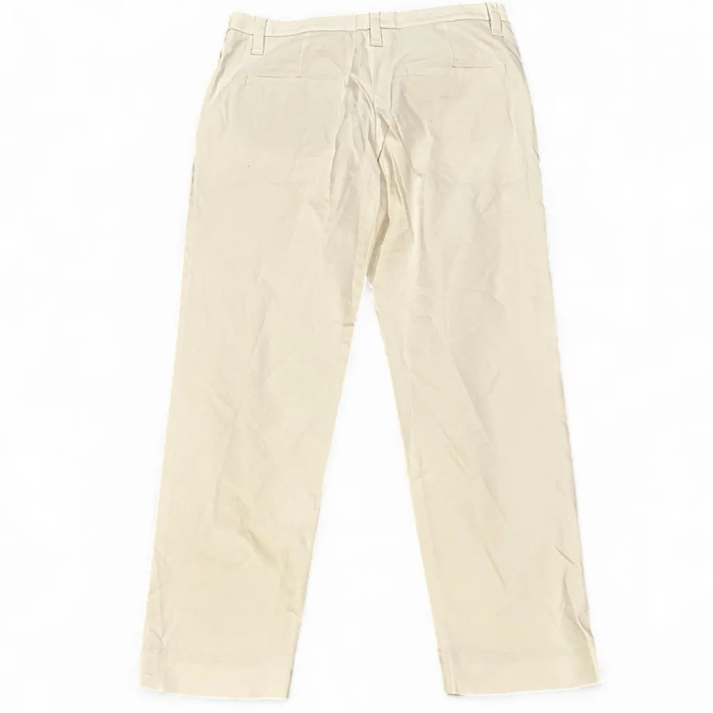 Brunello Cucinelli Womens Tan Embellished Pockets Chinos Size 4 - Image 3