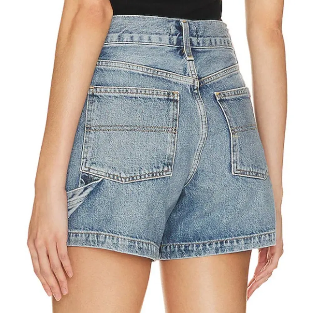 AGOLDE Magda Short in Entrance Blue, Size 32​​​ - Image 3