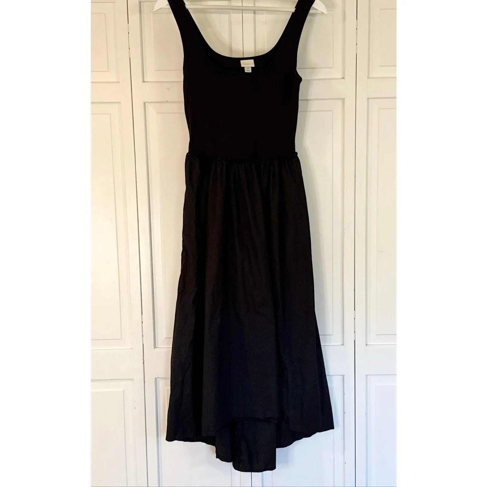 A New Day two for ballet black ribbed tank midi dress size xs - Image 3