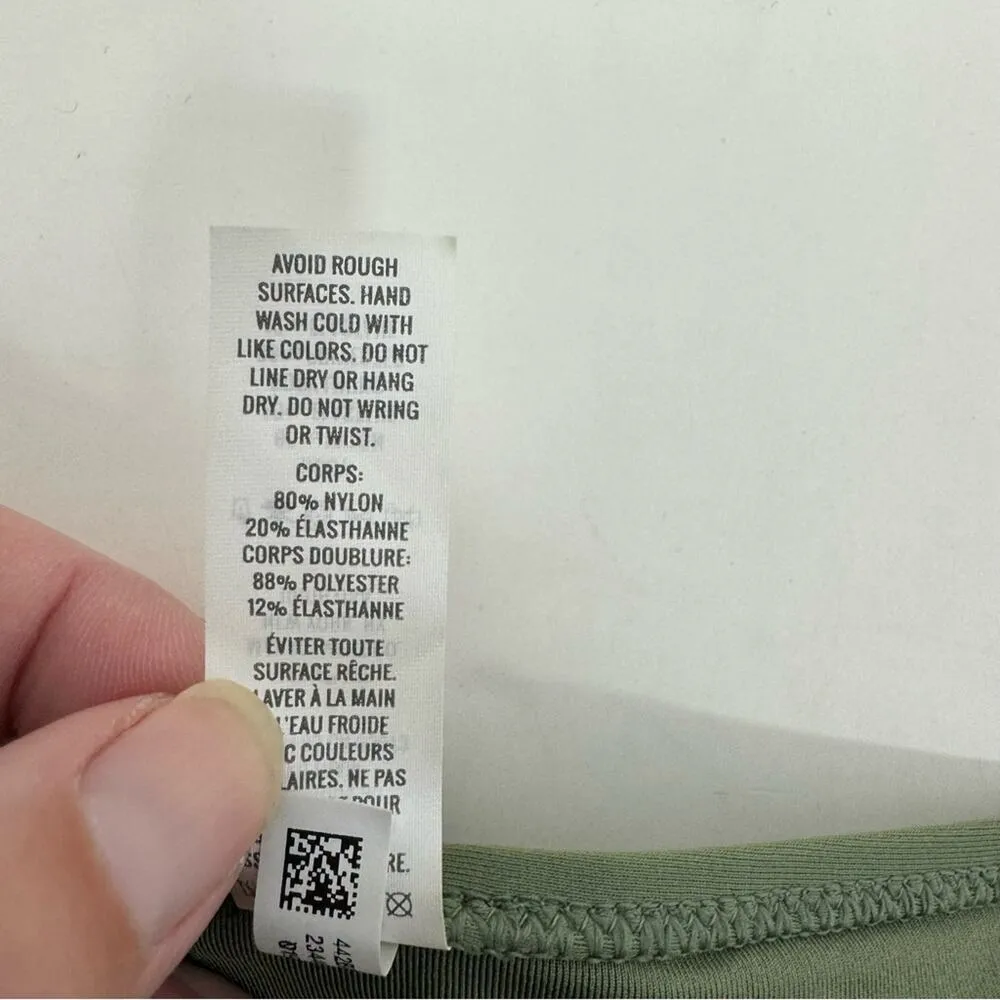 Aerie Cheeky Bikini Bottom Low Cut Olive Army Green Size XXL Vacation Beach NEW - Image 6