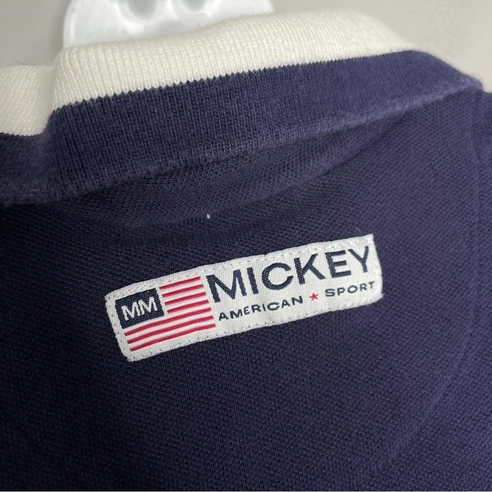 THE DISNEY STORE Polo Dress Womens Small Mickey Mouse Flag Sporty Preppy Tennis Blue - Image 7