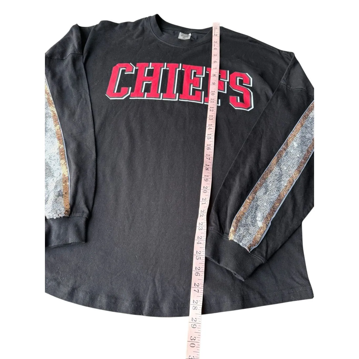 Gameday Couture Kansas City Chiefs long sleeve shirt with sequin embellishment Black Size M - Image 7