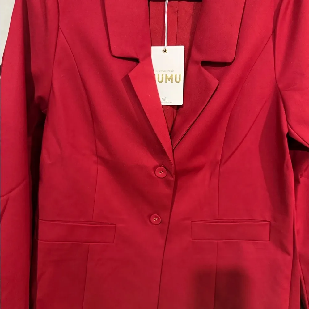 Show Me Your MuMu Red Blazer Sleek blazer size medium - Image 4