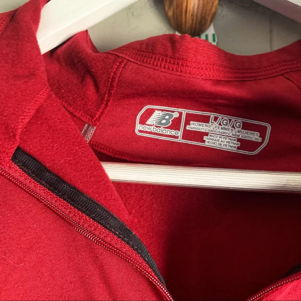 NEW BALANCE Performance 1/4 Zip Pullover Jacket L - Image 5