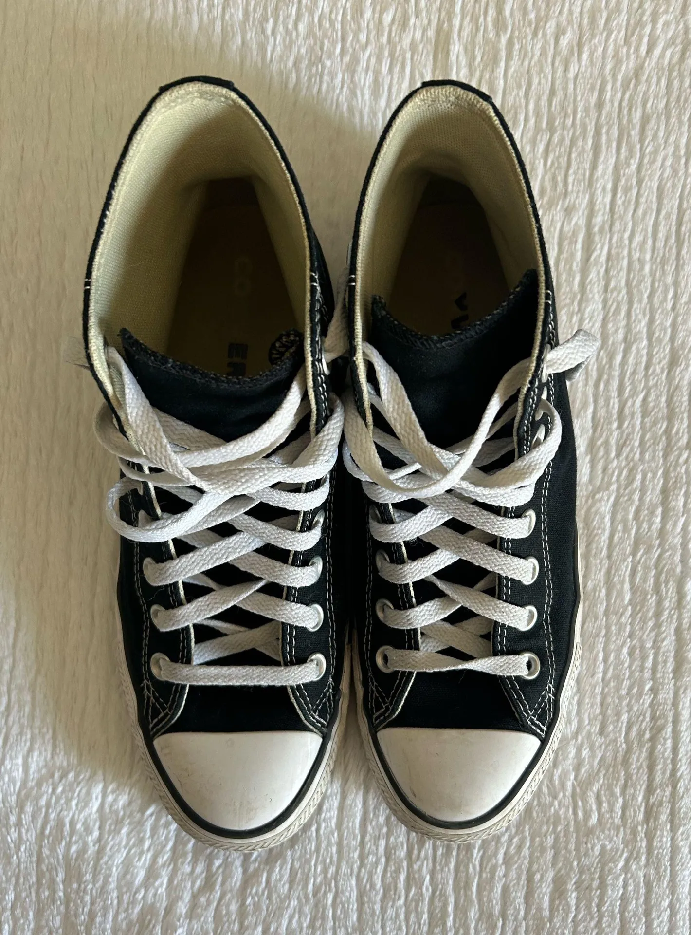 Converse High-Top Black Sneakers - Image 2