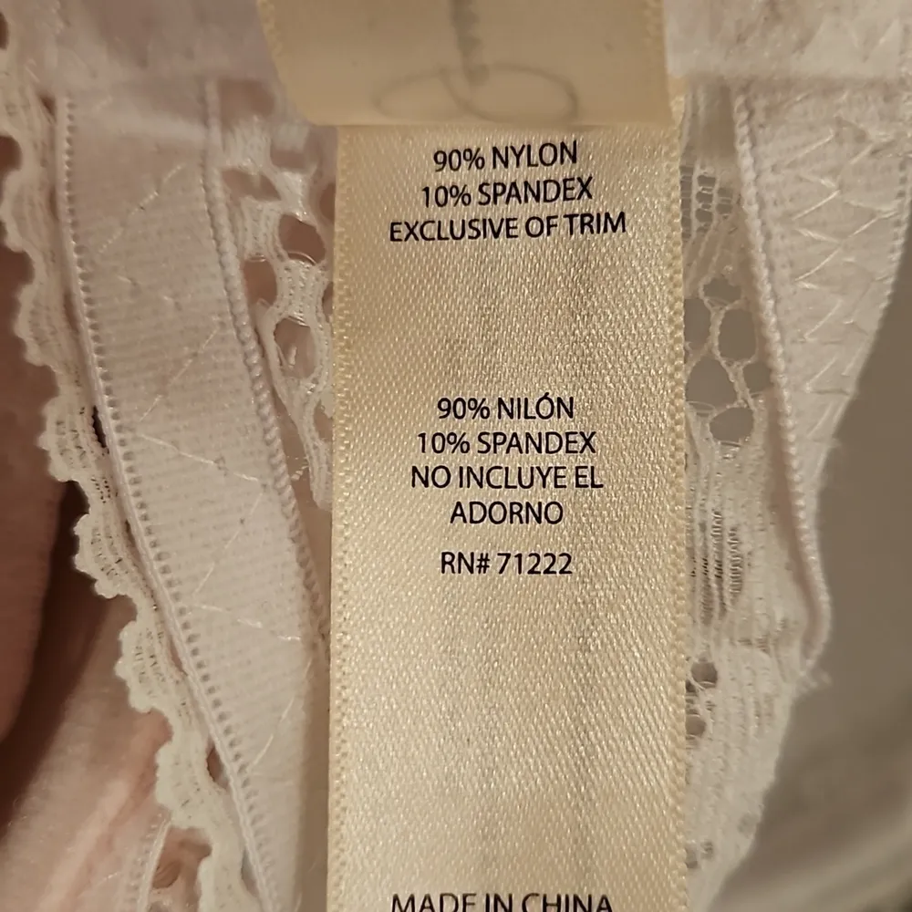 💕JESSICA SIMPSON💕 Padded Push Up Balconette Bras 3 Pk Pink White Nude 36C NWT - Image 15