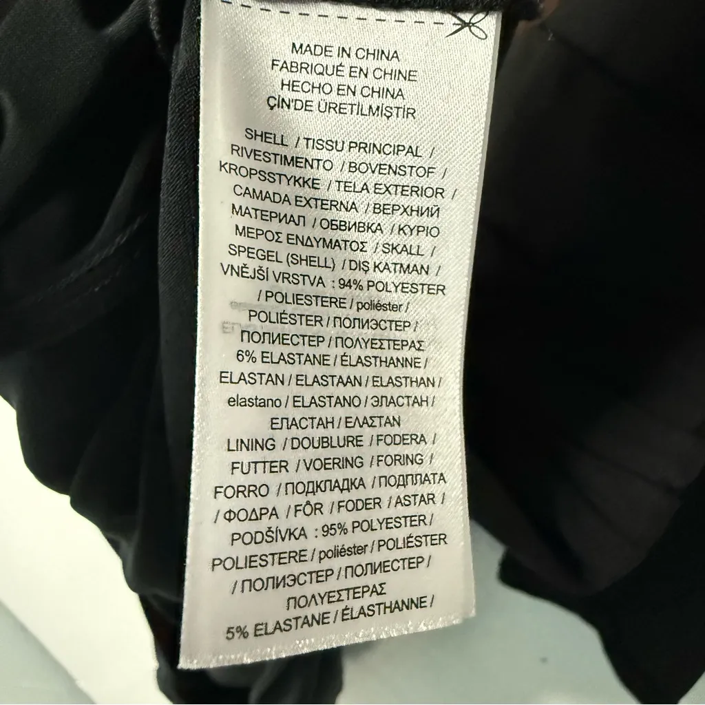 Lauren Ralph Lauren Dress Women 14 Black Jersey A - Image 8