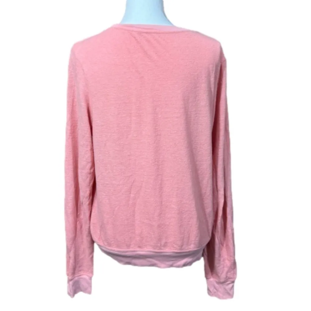 WILDFOX 'Shopping Is My Cardio' Fuzzy Cozy Sweater Crewneck - Image 5