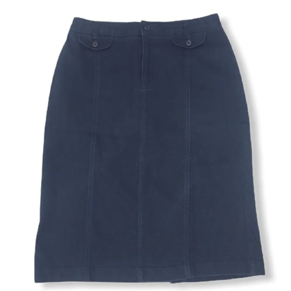 Lands’ End Navy Blue Pencil Skirt - Image 6