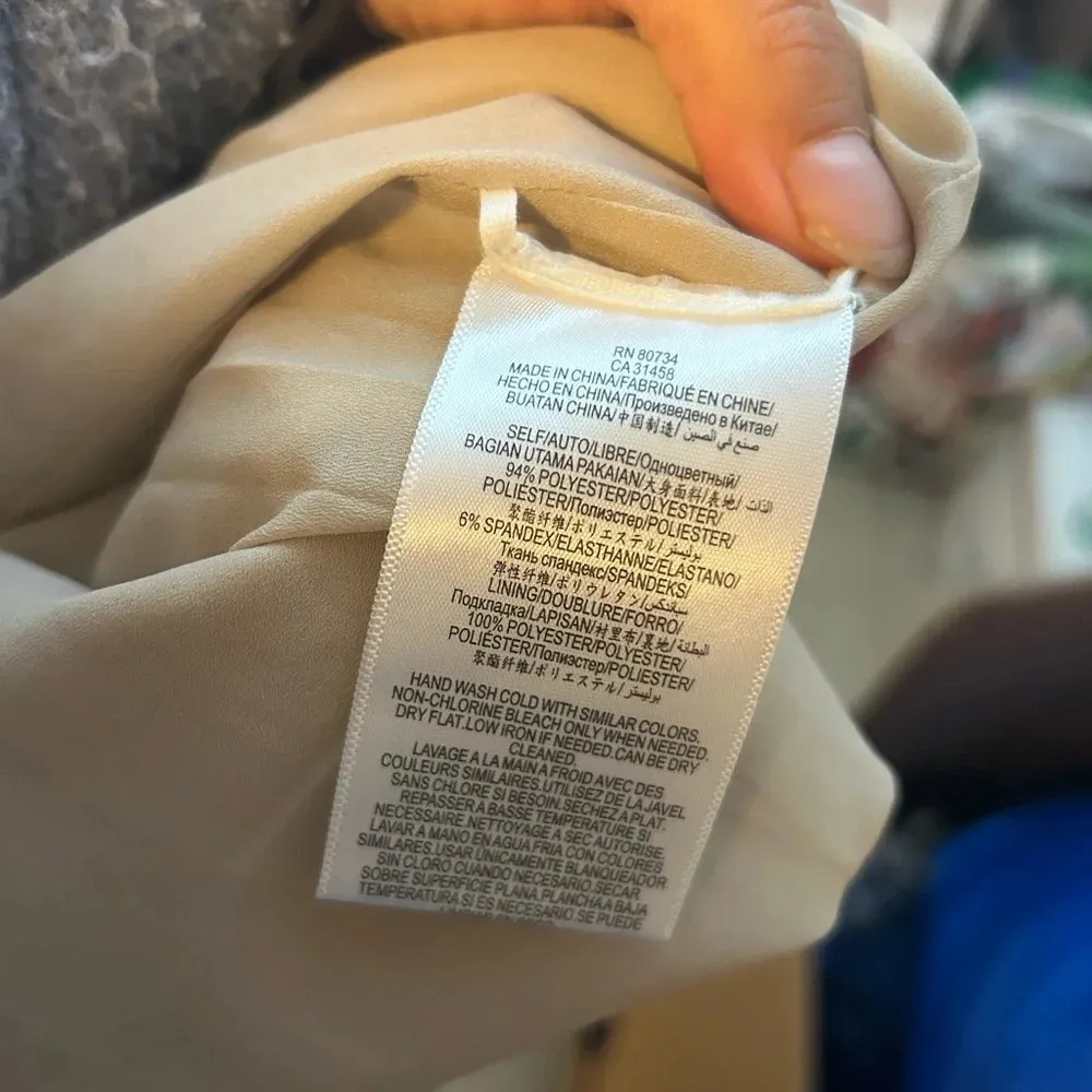 BCBGMAXAZRIA Nicky Beige Faux Suede Mini Skirt - Image 7