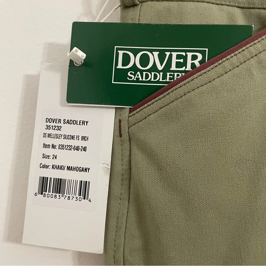 NWT Dover Saddlery Wellesley Silicone Pants | Size: 24 Tan - Image 3