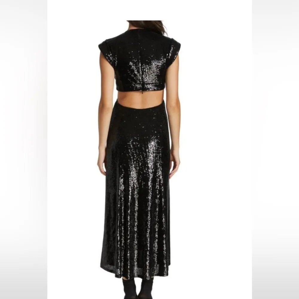 A. L. C Alexis Cut-Out Sequined Midi - Image 4