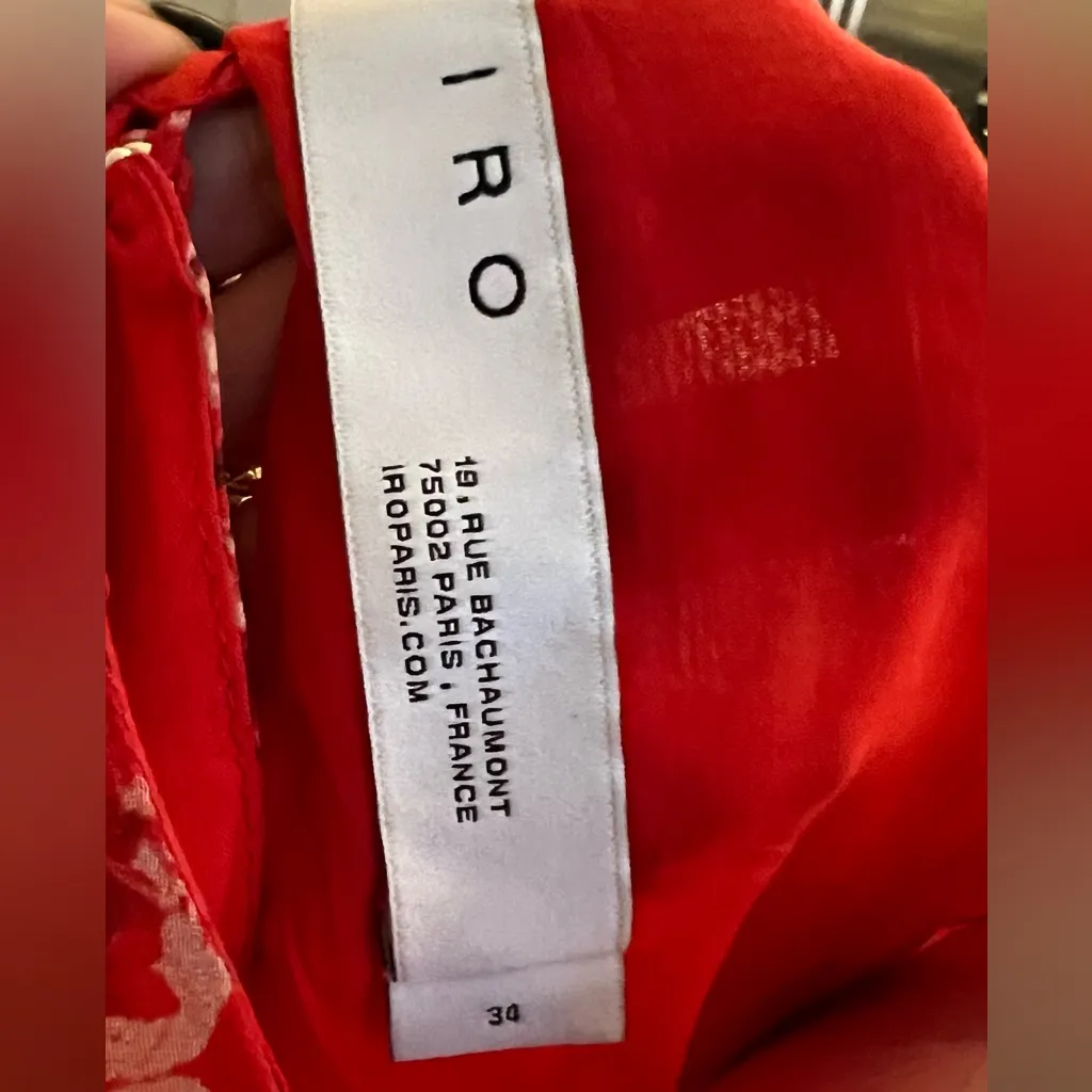 Red Floral Dress - Image 14