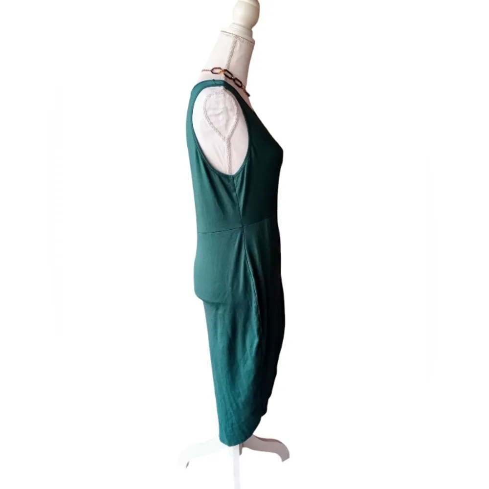 SHEIN Green Asymmetrical Bodycon Dress - Image 3