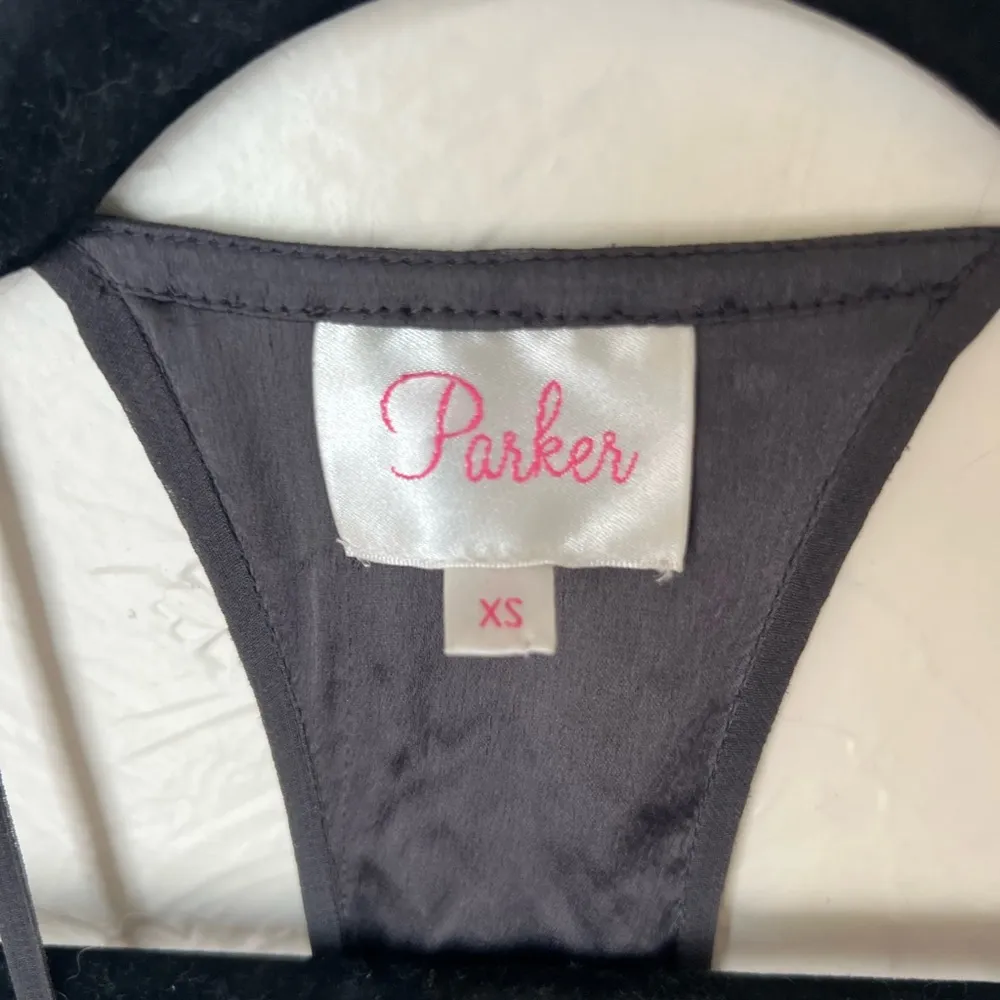 Parker grey beaded Racerback mini dress size XS - Image 2