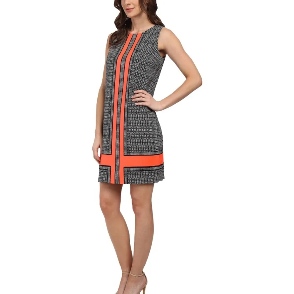 Vince Camuto Crossroad Panel Shift Dress Size 6 - Image 2