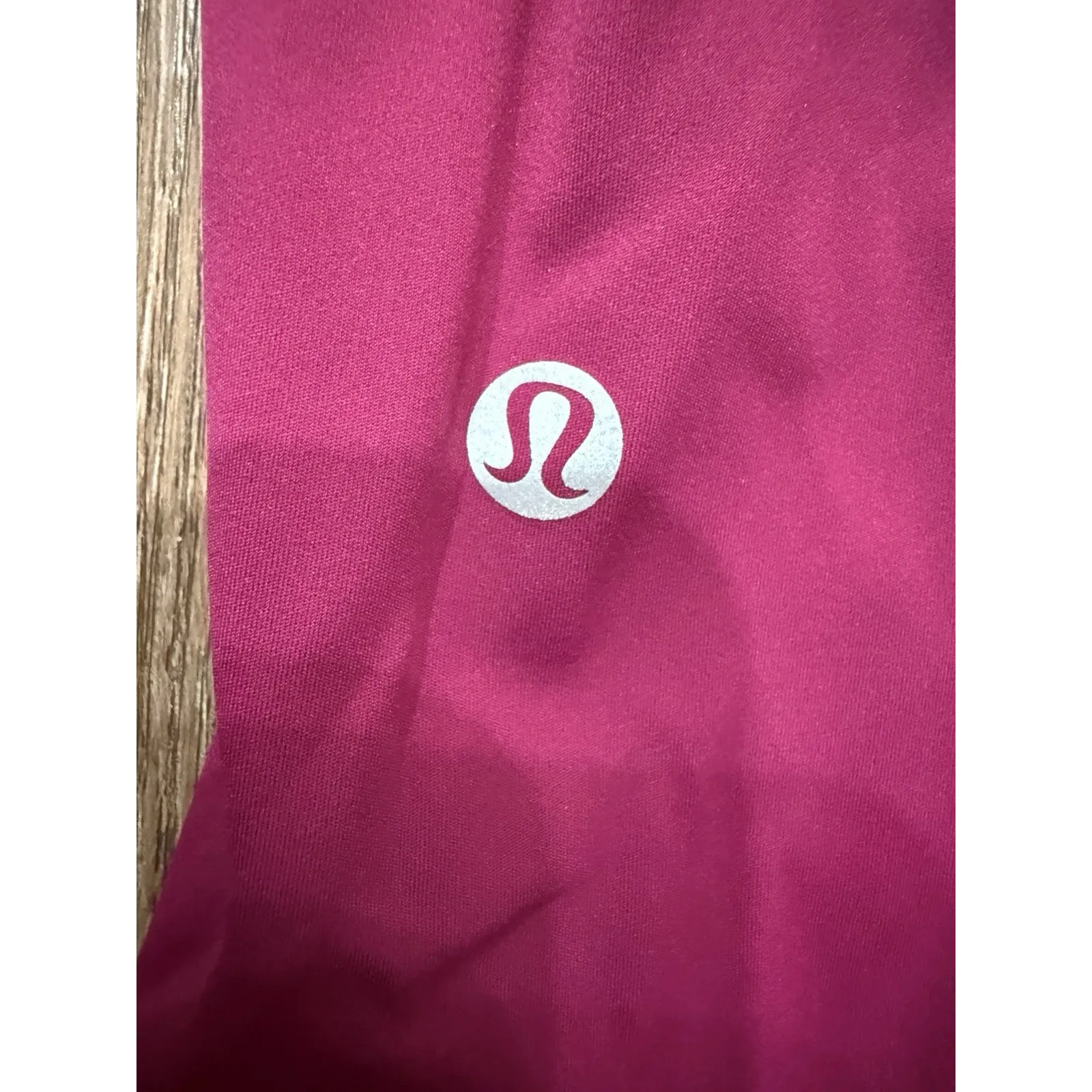 Lululemon Fast Free 7/8 Cropped Tight II Non Reflective Nulux 25" Pink Size 2 - Image 3