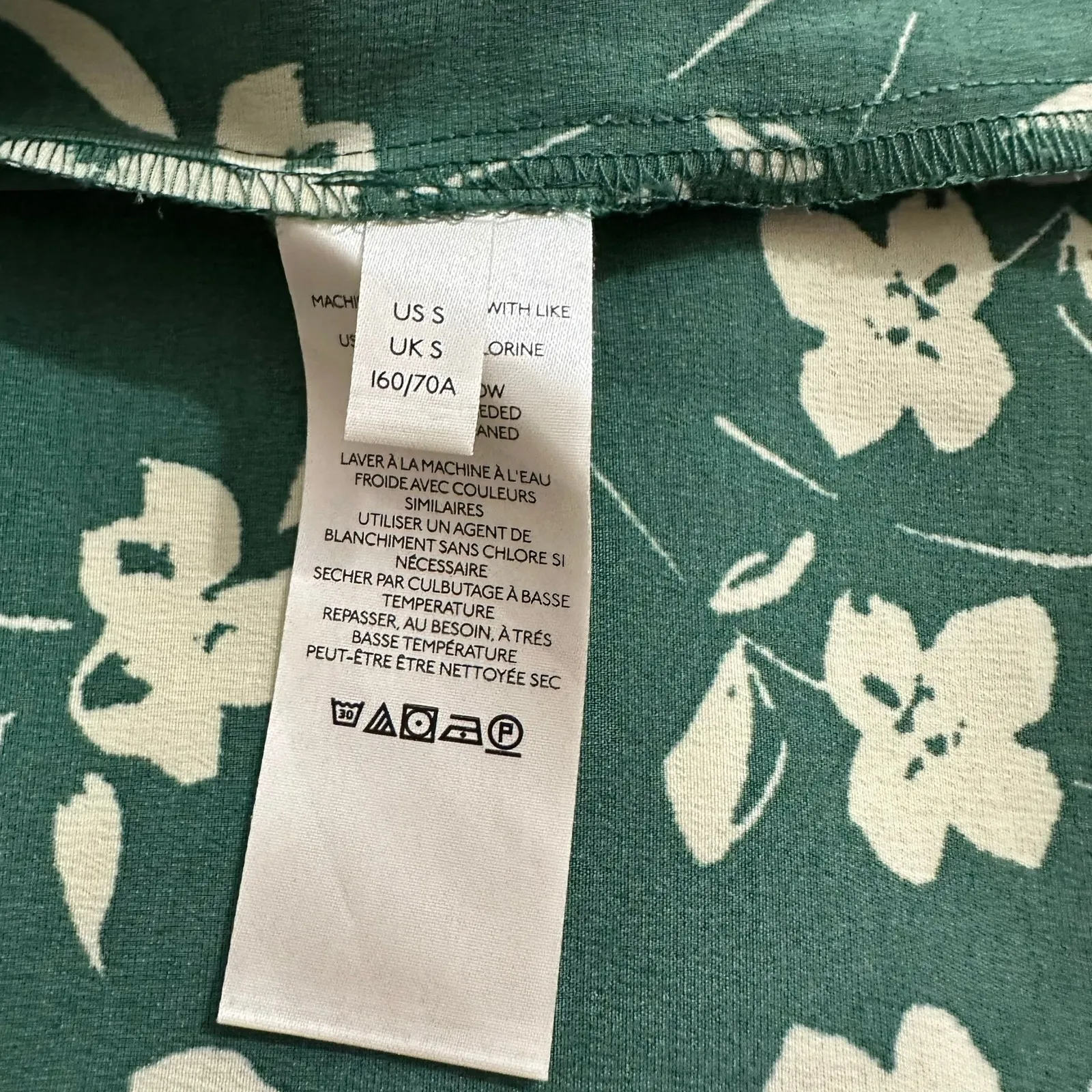 Urban Outfitters | Kelly Floral Green Midi Skirt Tulip Hem‎ Wrap | Women's Small - Image 11