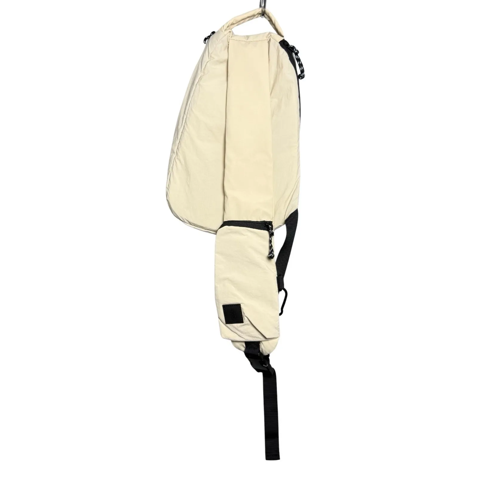 Free People Movement Women's Beige Adjustable Padded Strap Crossbody Sling Bag - Image 2