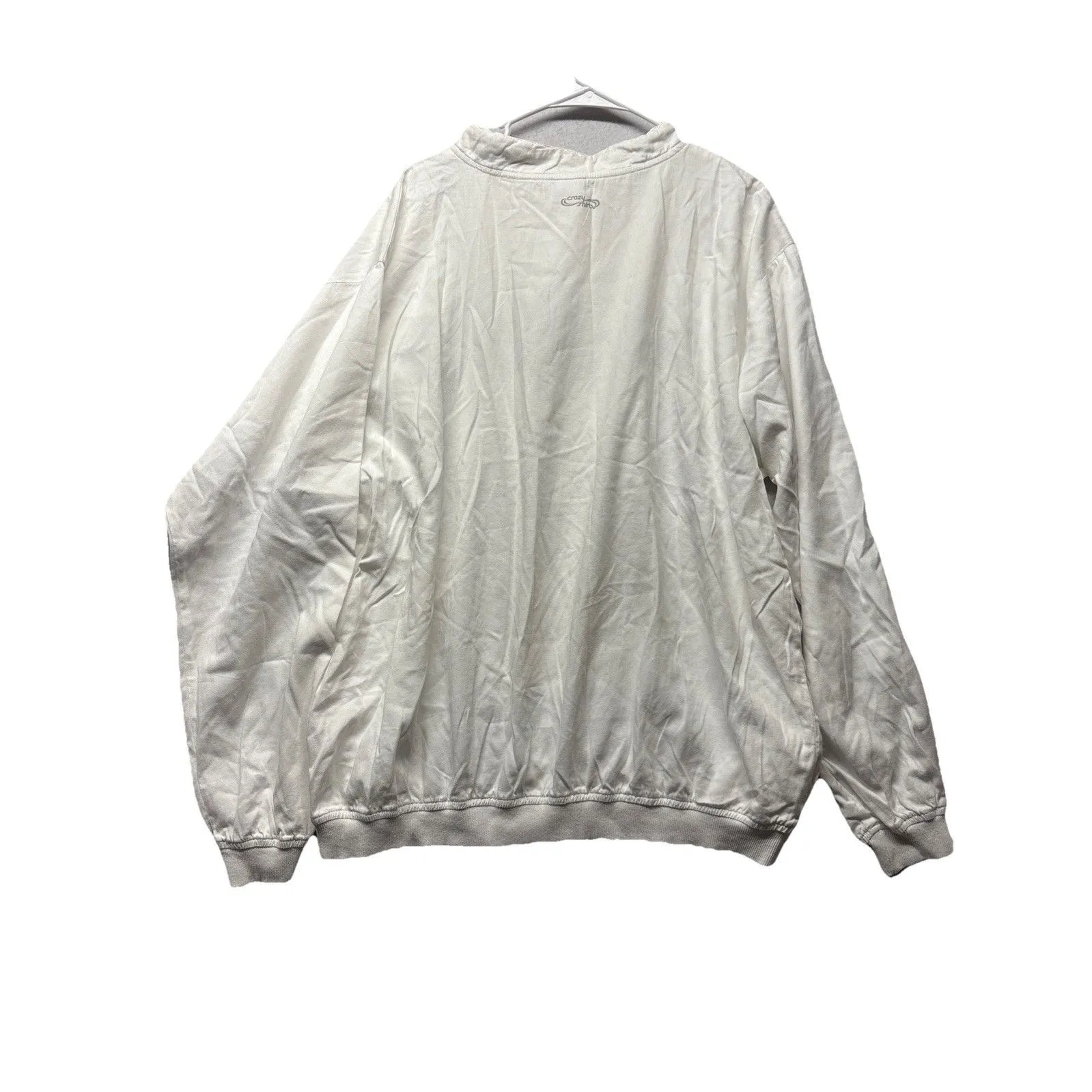 Crazy Shirts White Tropical Flowers Shirt XXL Drawstring Button Up USA Style 271 - Image 5