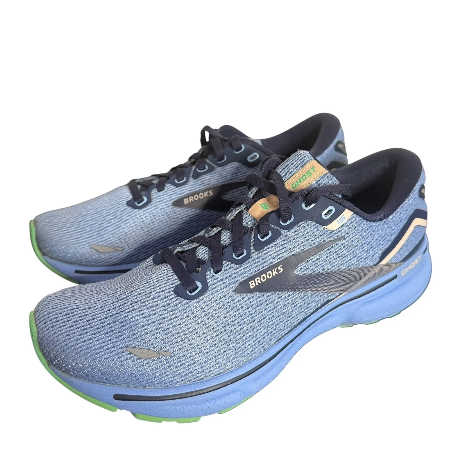 Brooks Ghost 15 Womens‎ Running Shoes Size 9 Blue Athletic Shoes 1203801B472 - Image 11