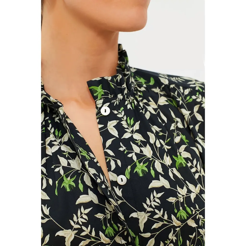 Tuckernuck Verdant Iris Avalon Blouse / S - Image 5